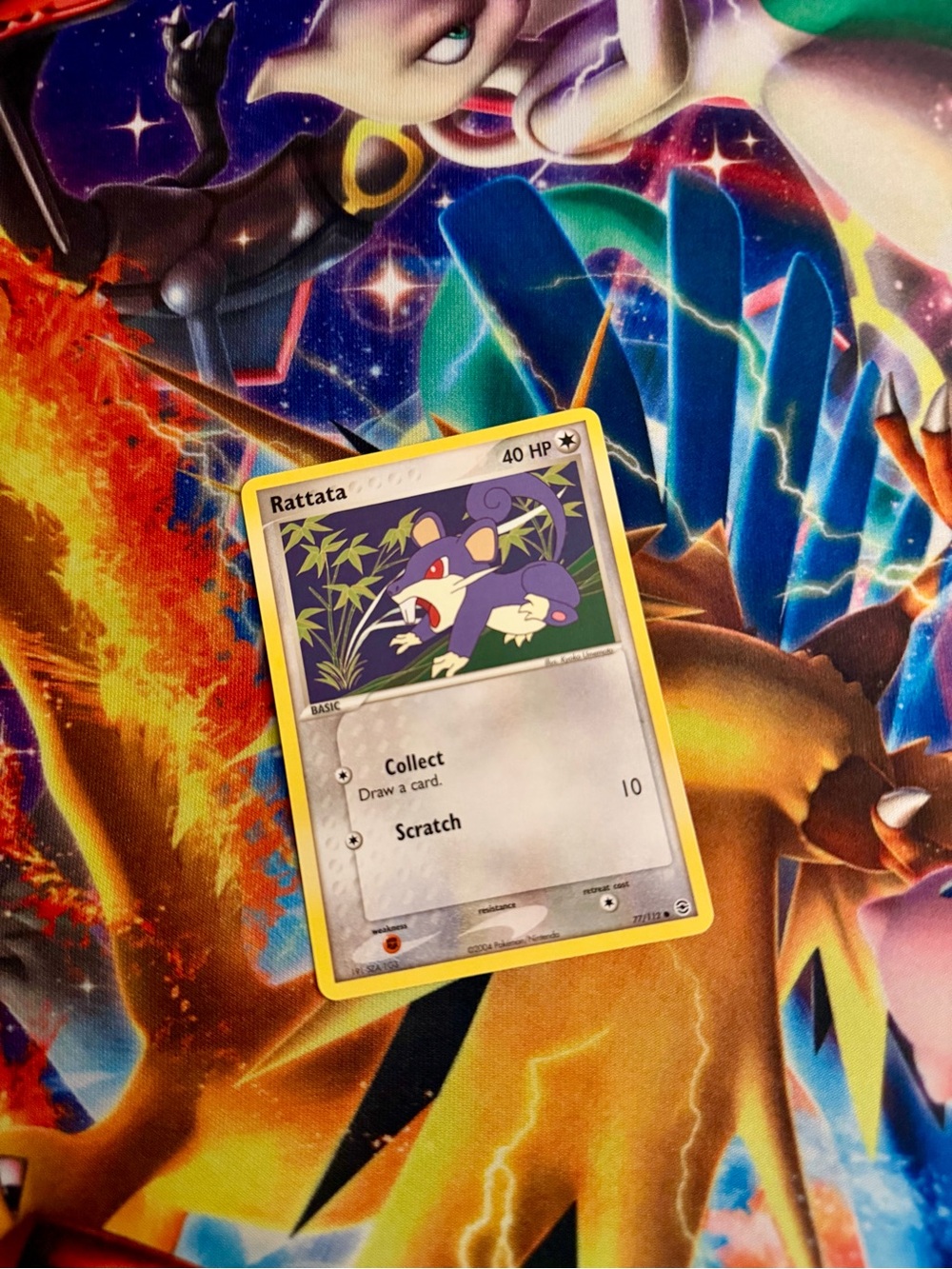 Pokemon Rattata FireRed & LeafGreen card 2004